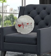 Kişiye Özel İsimli Acil Tip Teknisyeni Tasarımlı Dekoratif Kırlent Yastık-2