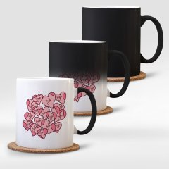 Kişiye Özel Sihirli Kupa Bardak (Sevgililer Günü Temalı-31)