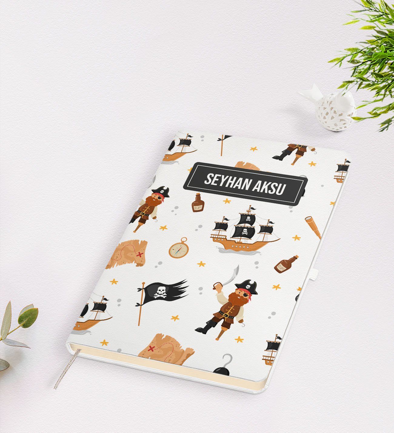 Kişiye Özel İsimli Beyaz Defter-53