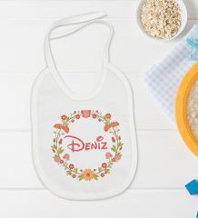 BK Kids Kişiye Özel İsimli 5 Parça Beyaz Bebek Body Zıbın Yastık Hediye Seti, Yeni Doğan Bebek Giyim Hediyesi-8