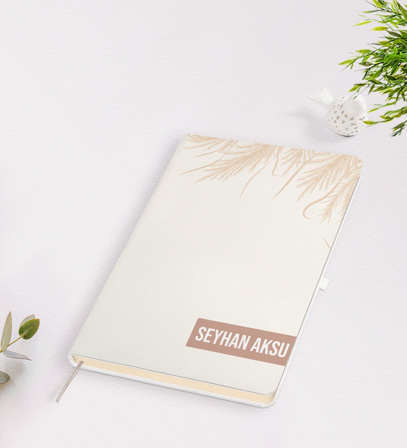 Kişiye Özel İsimli Beyaz Defter-52