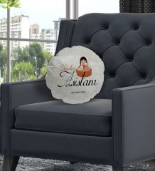 Kişiye Özel İsimli Yönetici Asistanı Tasarımlı Dekoratif Kırlent Yastık-1