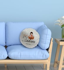 Kişiye Özel İsimli Yönetici Asistanı Tasarımlı Dekoratif Kırlent Yastık-1