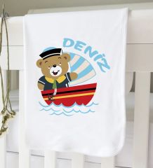 BK Kids Kişiye Özel 9 Parça Beyaz Hastane Çıkışı ve Battaniye Hediye Seti, Yeni Doğan Bebek Giyim Hediyesi-1