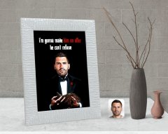 Kişiye Özel Godfather Baba Karikatürlü Dekoratif Çerçeve-4