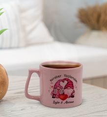 BK Gift Kişiye Özel Sevgili İsimli Pastel Pembe Middle Kupa Bardak, Arkadaşa Hediye, Ev Hediyesi, Doğum Günü Hediyesi, Ofis Hediyesi-3