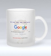 Kişiye Özel Google En Sempatik Hemşire Cam Kupa Bardak - 1
