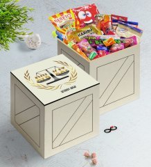 Kişiye Özel Avukat Ahşap Kutuda Nostaljik Lezzetler Hediye Seti-1