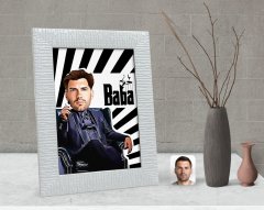 Kişiye Özel Godfather Baba Karikatürlü Dekoratif Çerçeve-10