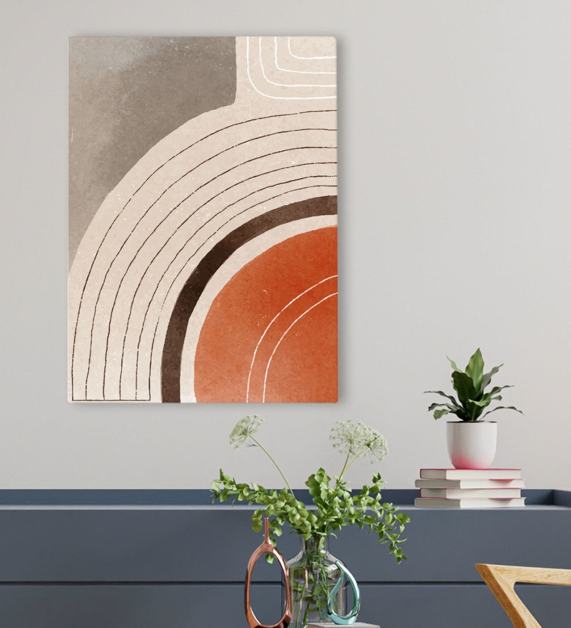 BK Gift Otel Odası Konseptli Kanvas Tablo 50x70cm-47