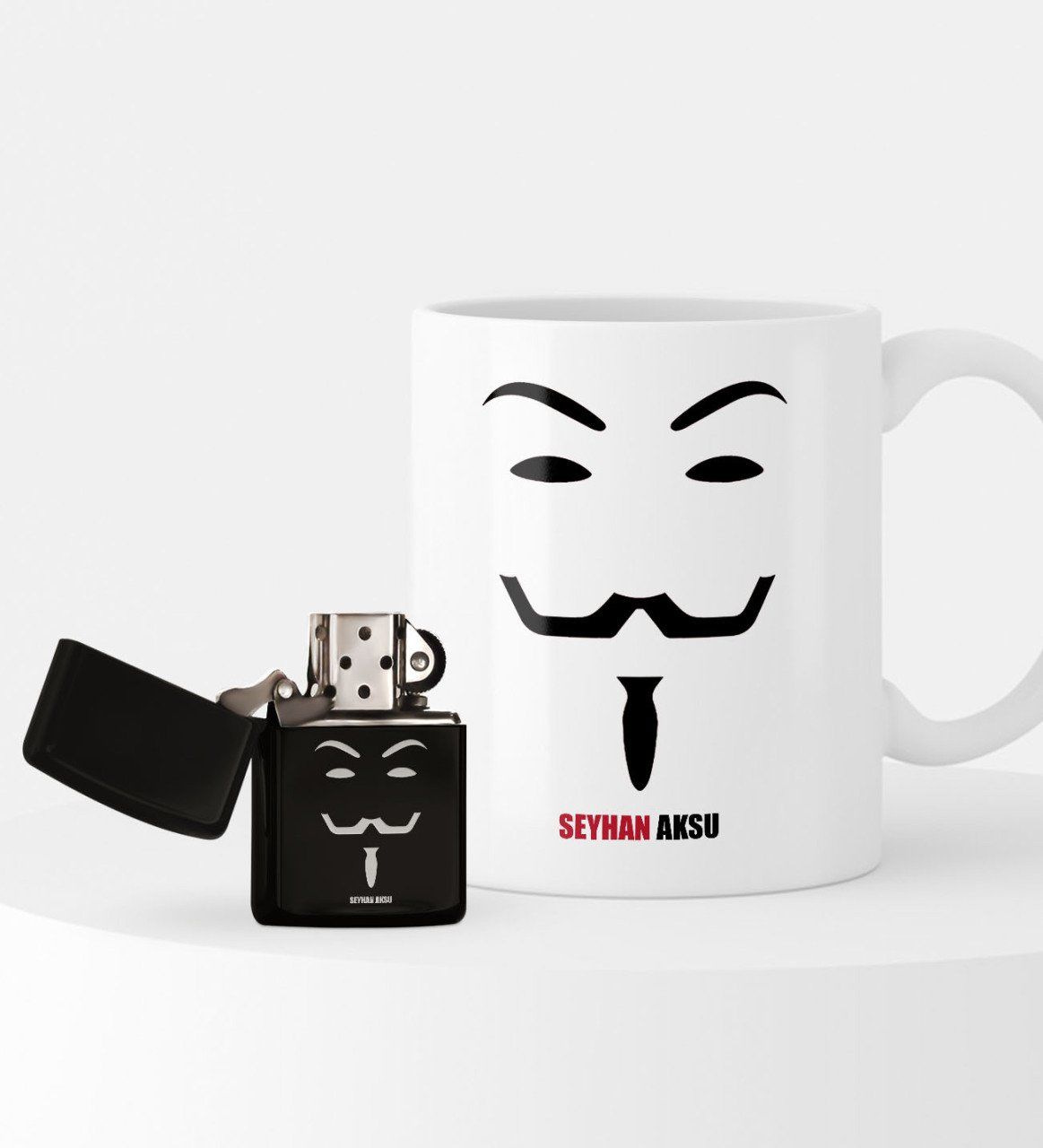 Kişiye Özel La Casa De Papel Çakmak ve Kupa Seti - 2