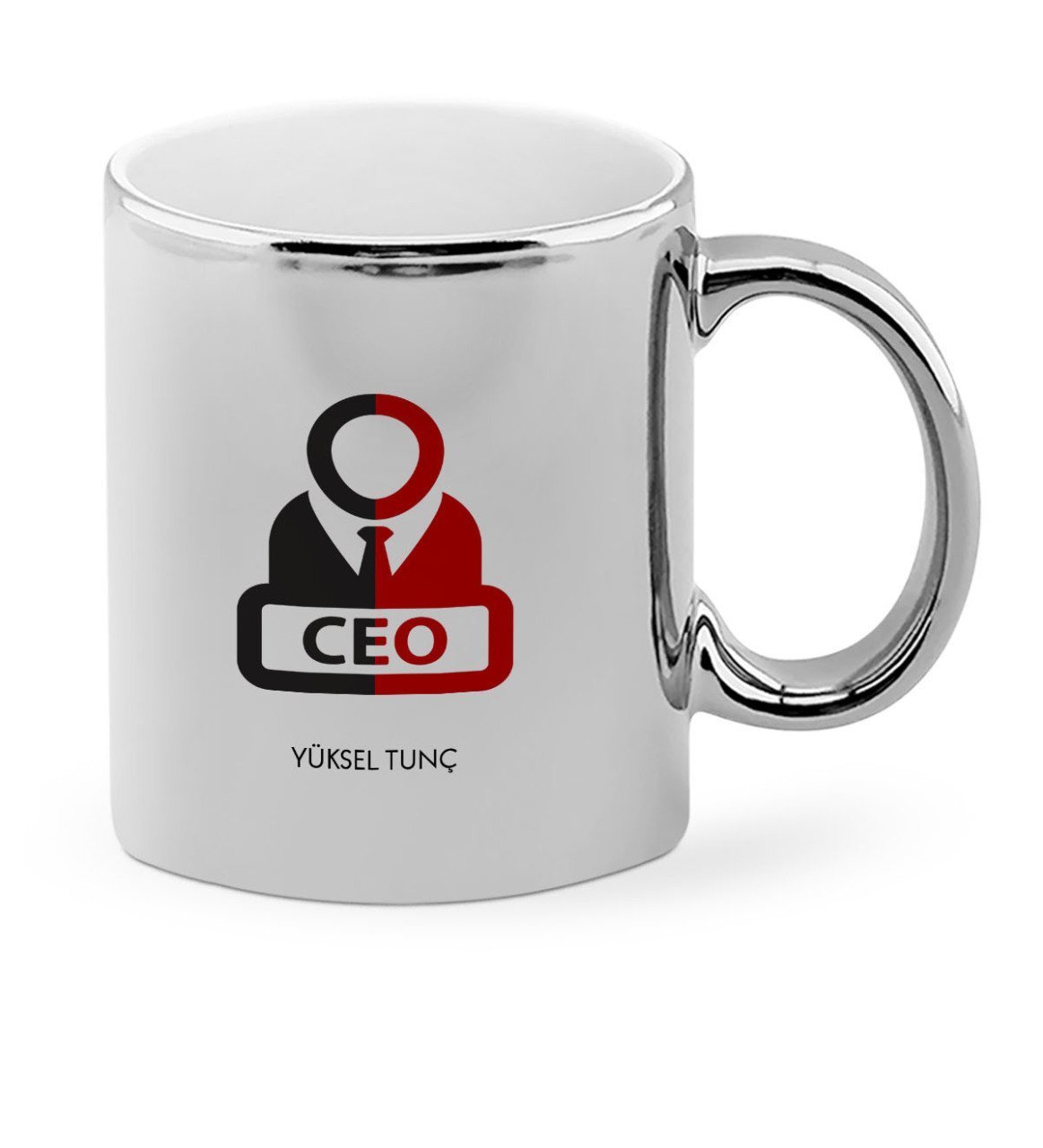 Kişiye Özel Mesleki CEO Krom Kupa Bardak - 1