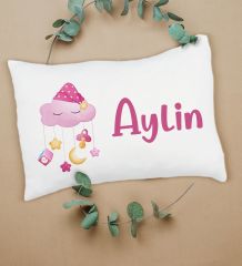 BK Kids Kişiye Özel İsimli 6 Parça Pembe Bebek Body Zıbın Battaniye ve Yastık Hediye Seti, Yeni Doğan Bebek Giyim Hediyesi-3