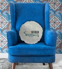 Kişiye Özel İsimli Üretim Sistemleri Mühendisi Tasarımlı Dekoratif Kırlent Yastık-1