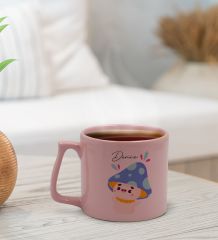 BK Gift Kişiye Özel İsimli Pastel Pembe Middle Kupa Bardak, Arkadaşa Hediye, Ev Hediyesi, Doğum Günü Hediyesi, Ofis Hediyesi-18