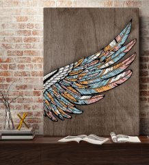 BK Home Kanat Tasarımlı Kanvas Tablo 70x100cm-2