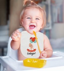 BK Kids Mekanın Sahibi Geliyor Tasarımlı Bebek Mama Önlüğü - Model 1