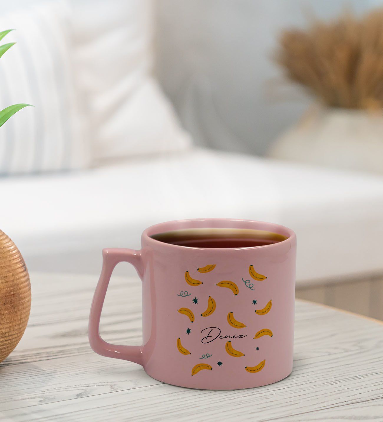 BK Gift Kişiye Özel İsimli Pastel Pembe Middle Kupa Bardak, Arkadaşa Hediye, Ev Hediyesi, Doğum Günü Hediyesi, Ofis Hediyesi-15