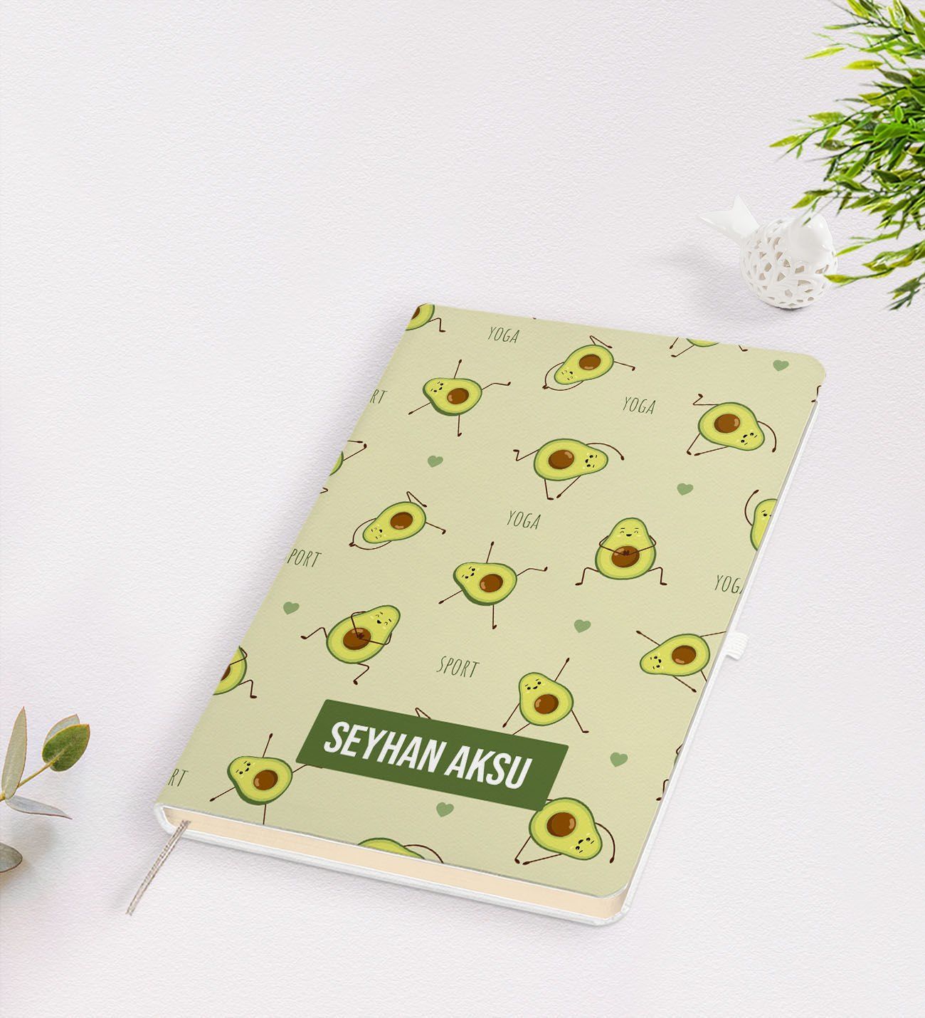 Kişiye Özel İsimli Beyaz Defter-36