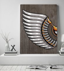 BK Home Kanat Tasarımlı Kanvas Tablo 50x70cm-1