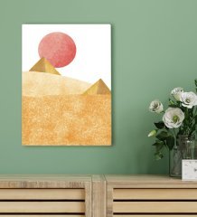 BK Gift Otel Odası Konseptli Kanvas Tablo 30x50cm-44