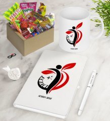 Kişiye Özel Eczacı Nostaljik Lezzetler Defter Kalem Kupa Hediye Seti-4