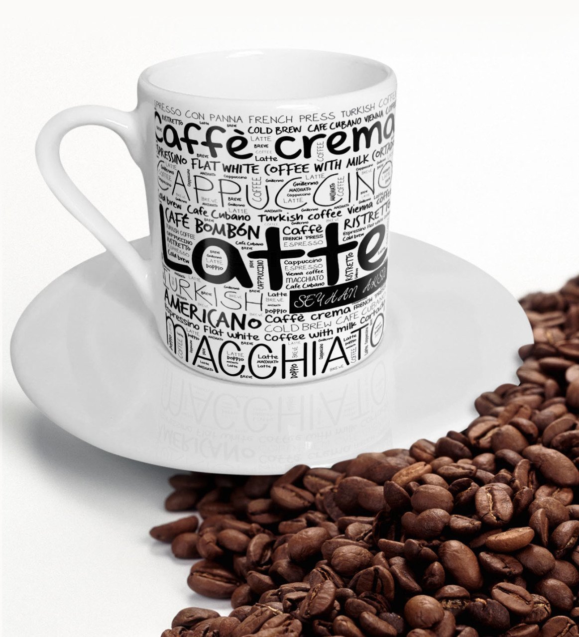 Kişiye Özel Espresso Kahve Fincanı-4