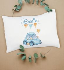 BK Kids Kişiye Özel İsimli 6 Parça Kırmızı Bebek Body Zıbın Battaniye ve Yastık Hediye Seti, Yeni Doğan Bebek Giyim Hediyesi-10