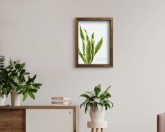 BK Home Doğal Masif Ahşap Çerçeveli Tablo-3