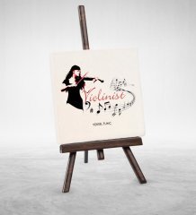Kişiye Özel Mesleki Violinist Şovaleli Doğal Taş