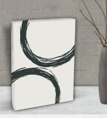 BK Gift Minimalist Art Tasarımlı Dekoratif Mini Kanvas Tablo 15x20cm-2