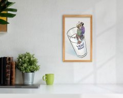 BK Home Rakı Tasarımlı Dekoratif Retro Ahşap Tablo-3