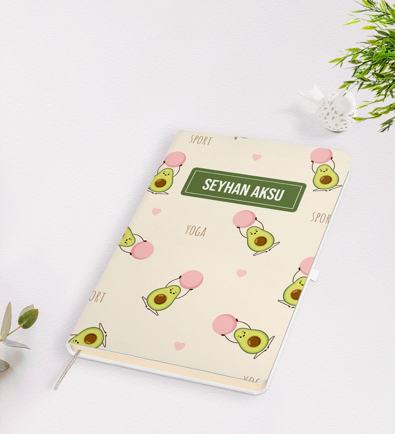 Kişiye Özel İsimli Beyaz Defter-33