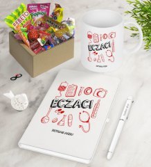 Kişiye Özel Eczacı Nostaljik Lezzetler Defter Kalem Kupa Hediye Seti-2