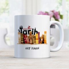 Kişiye Özel Mesleki Tarih Öğretmeni Beyaz Kupa Bardak - 002