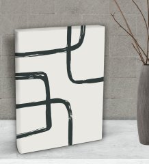 BK Gift Minimalist Art Tasarımlı Dekoratif Mini Kanvas Tablo 15x20cm-1