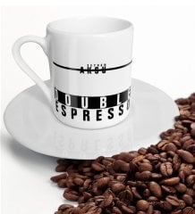 Kişiye Özel Double Espresso Kahve Fincanı