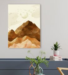 BK Gift Otel Odası Konseptli Kanvas Tablo 50x70cm-42