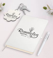 Kişiye Özel Romatolog Beyaz Defter Kalem ve Anahtarlık Hediye Seti