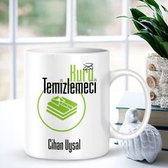 Kişiye Özel Mesleki Kuru Temizlemeci Beyaz Kupa Bardak - 001
