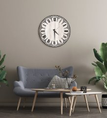 BK Gift Dekoratif 45cm Ahşap Duvar Saati-158