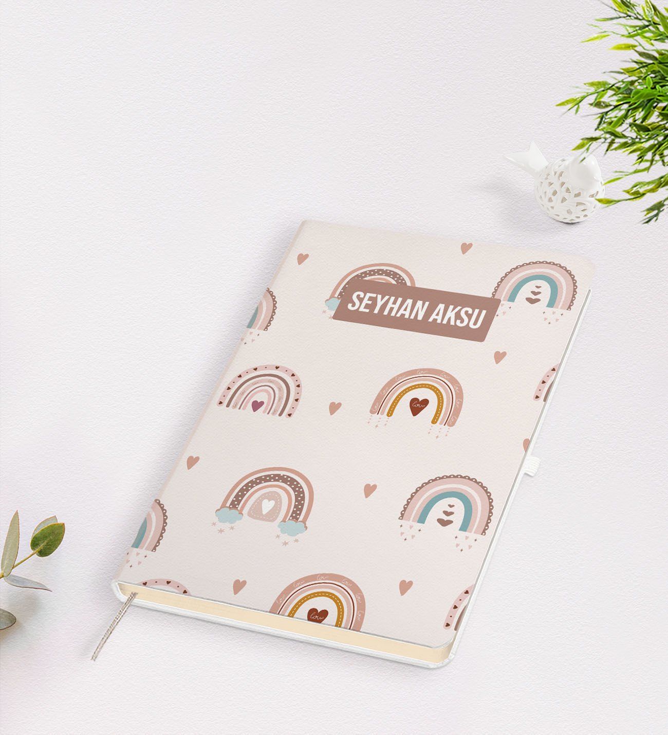 Kişiye Özel İsimli Beyaz Defter-28