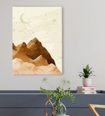 BK Gift Otel Odası Konseptli Kanvas Tablo 50x70cm-41