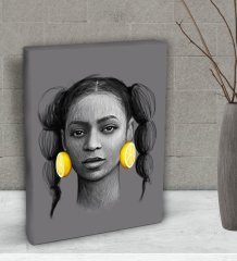 BK Gift Lemonade Tasarımlı Dekoratif Mini Kanvas Tablo 15x20cm-1