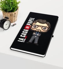 Kişiye Özel La Casa De Papel Siyah Defter - 28