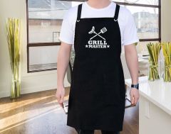 BK Gift Profesyonel Siyah Mutfak Önlüğü, Aşçı Önlüğü, Şef Önlüğü, Ev Hediyesi, Arkadaşa Hediye-6
