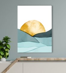 BK Gift Otel Odası Konseptli Kanvas Tablo 70x100cm-40