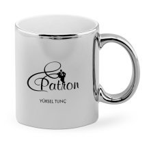 Kişiye Özel Mesleki Patron Krom Kupa Bardak - 2