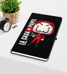 Kişiye Özel La Casa De Papel Siyah Defter - 27