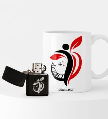 Kişiye Özel Eczacı Temalı Çakmak ve Kupa Hediye Seti - 4